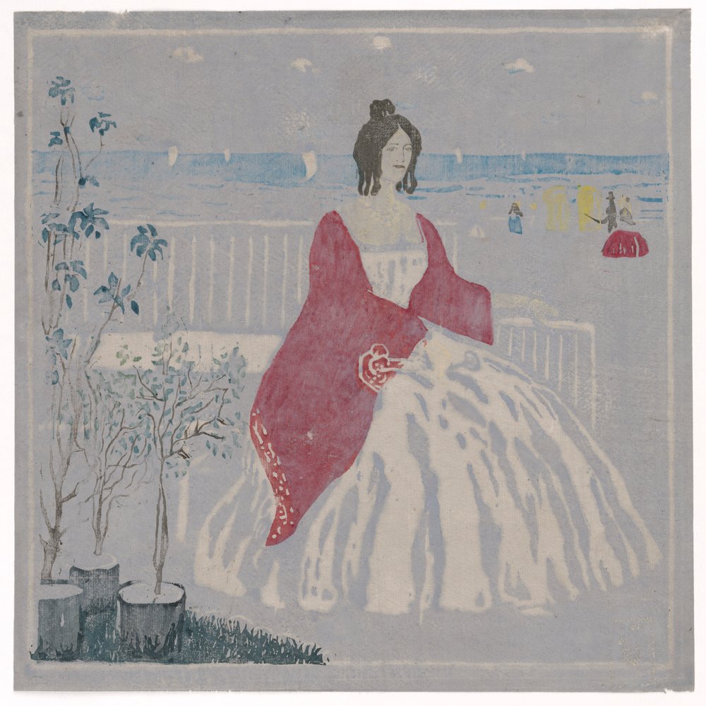 En la playa (véase GMS 217) de Wassily Kandinsky