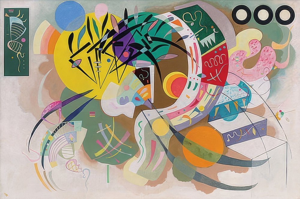 Curva dominante. 1936 de Wassily Kandinsky