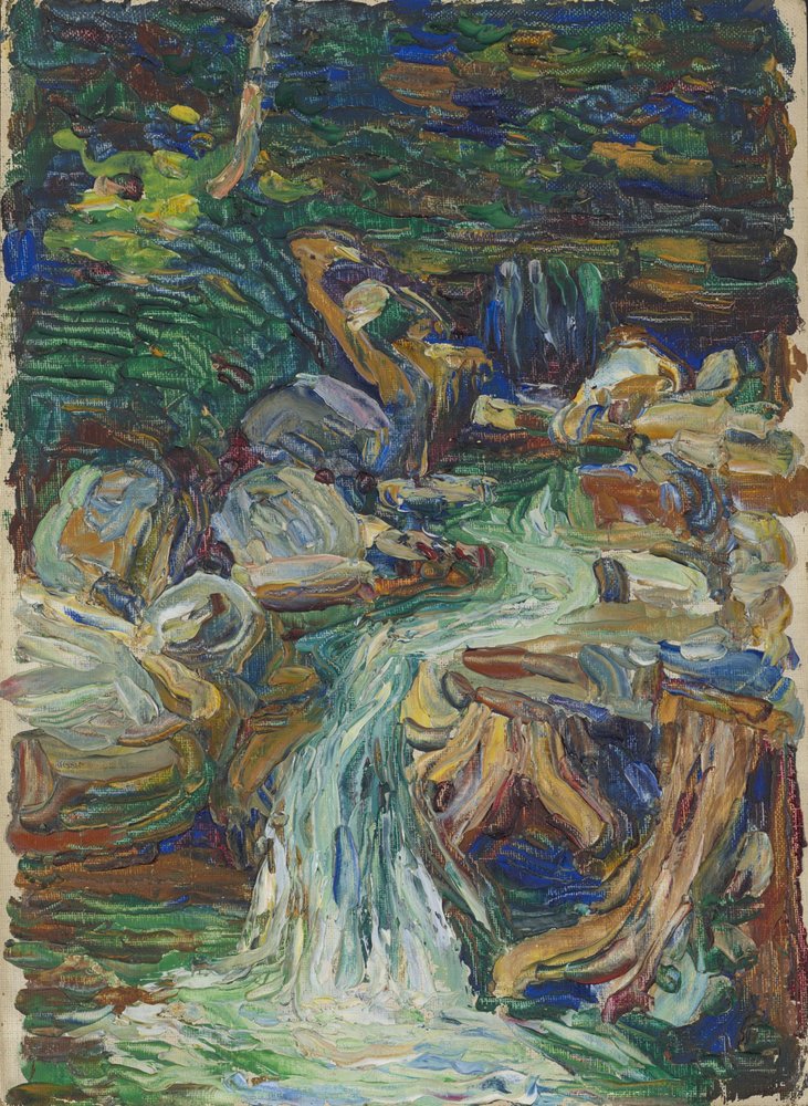 Kochel - Cascada II de Wassily Kandinsky