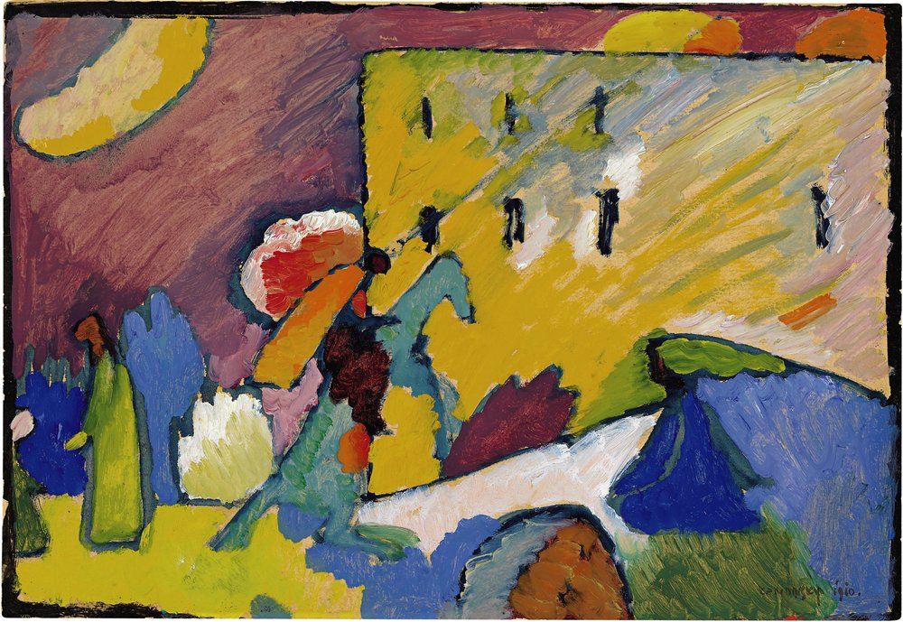 Estudio para Improvisación 3, 1909 de Wassily Kandinsky