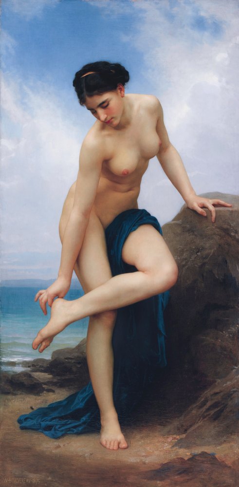 Después del baño de William-Adolphe Bouguereau