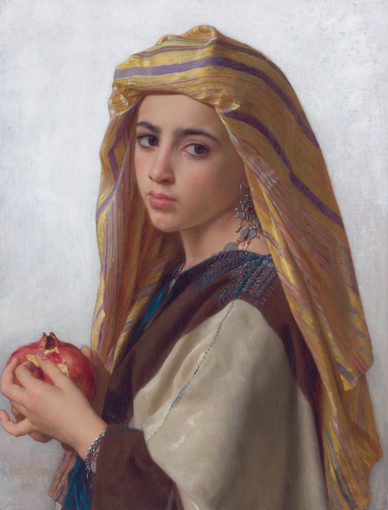 Niña con una granada de William-Adolphe Bouguereau