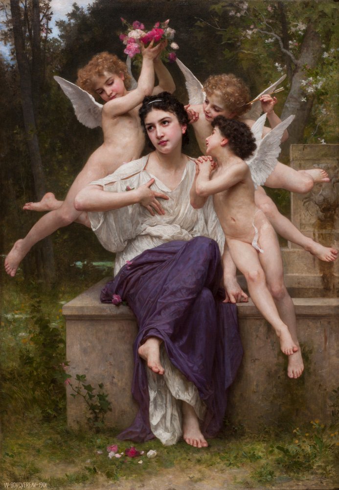 Sueño de primavera de William-Adolphe Bouguereau