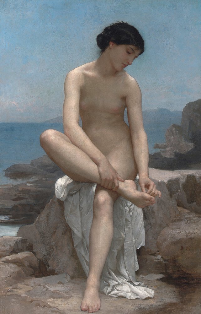 El bañista de William-Adolphe Bouguereau