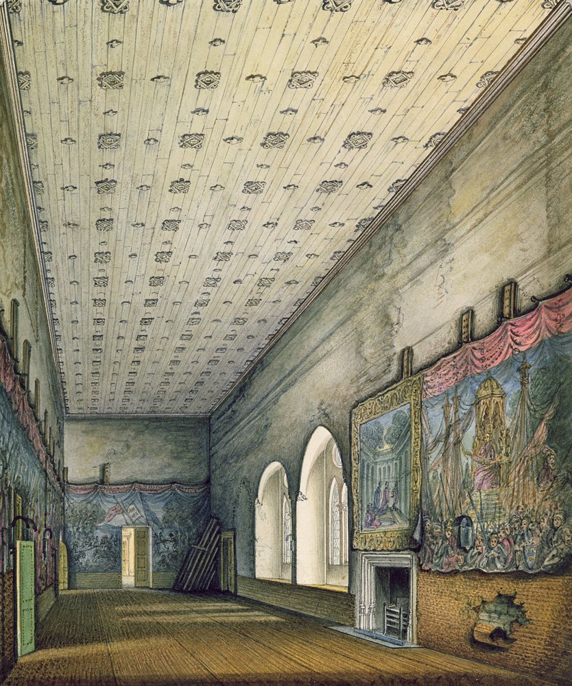 Cámara del Palacio de Westminster, c.1817 de William Capon