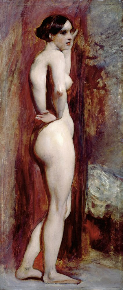 Desnudo femenino de lado de William Etty