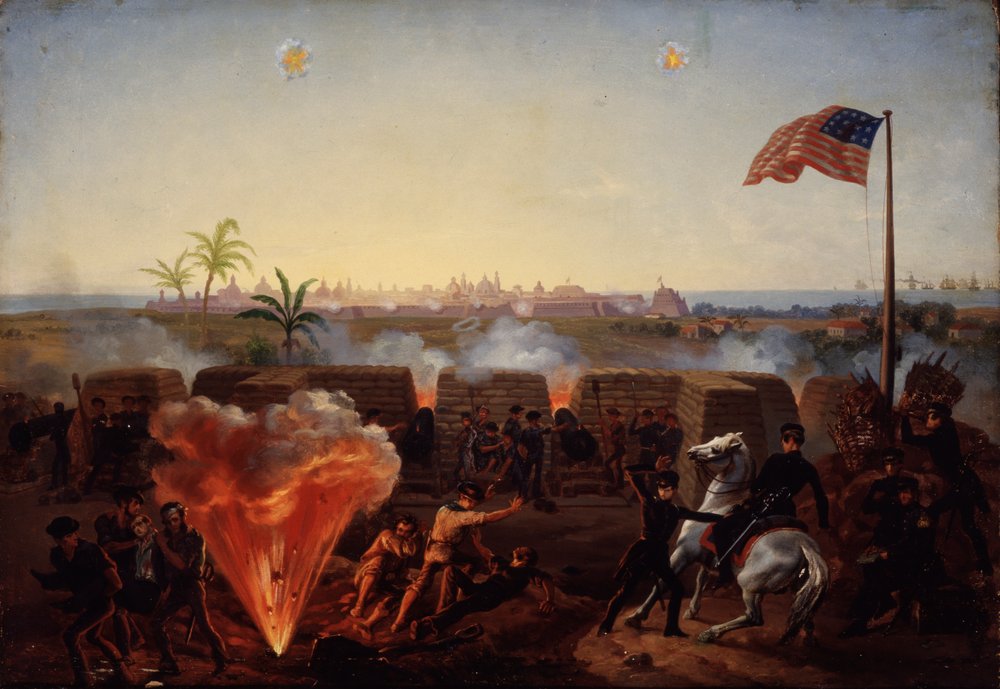 El sitio de Veracruz, c.1867 de William Henry Powell