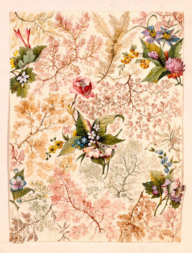 Papel marmoleado de William Kilburn