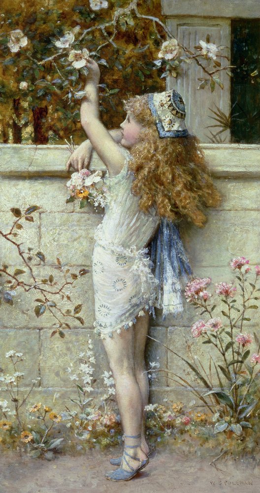 Recogiendo flores de William Stephen Coleman