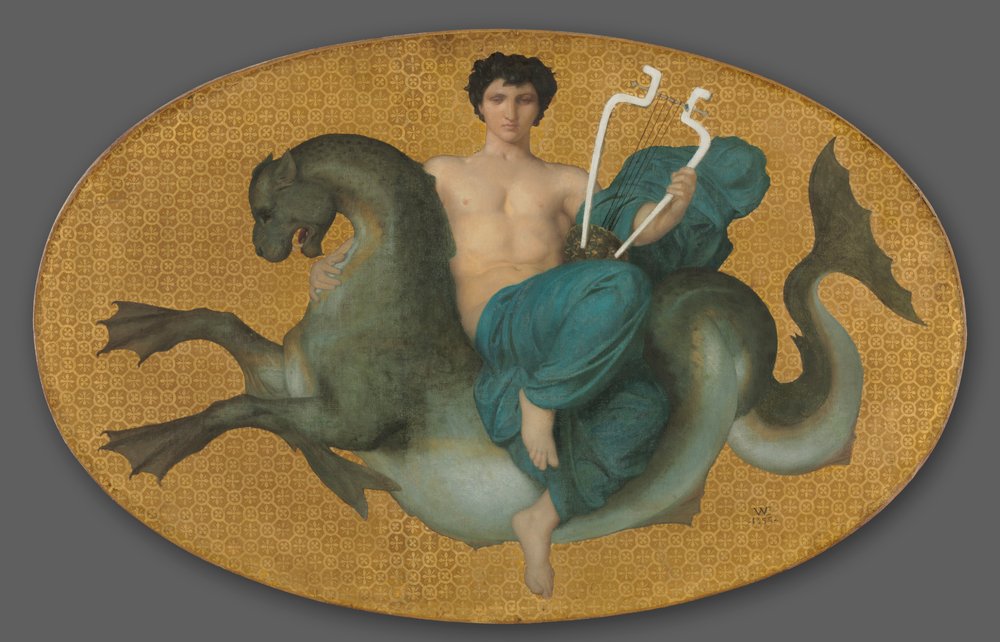 Arión en caballito de mar de William-Adolphe Bouguereau