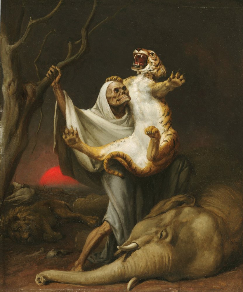 El poder de la muerte, hacia 1890 de William Holbrook Beard