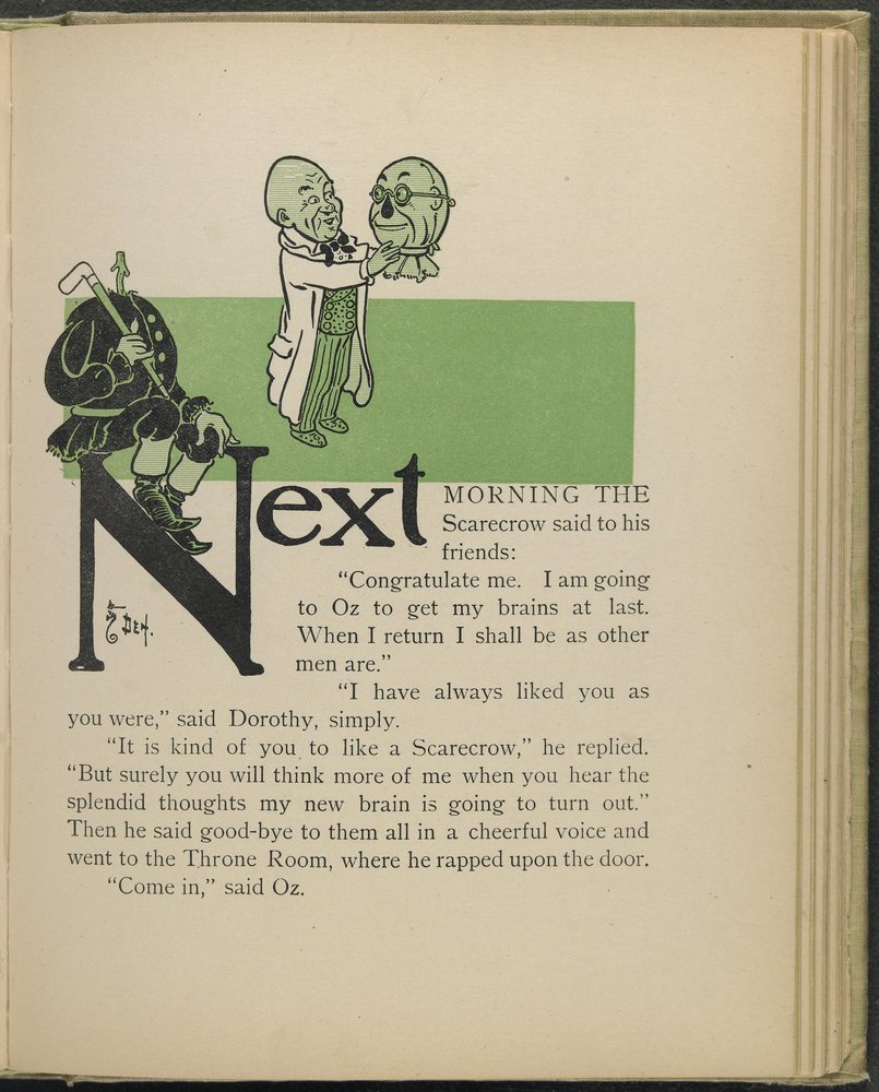 Ilustración de "El maravilloso Mago de Oz" de Lyman Frank Baum de William Wallace Denslow
