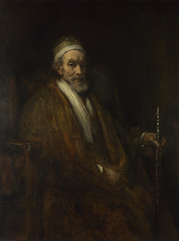 Retrato de Jacob Trip de Rembrandt van Rijn