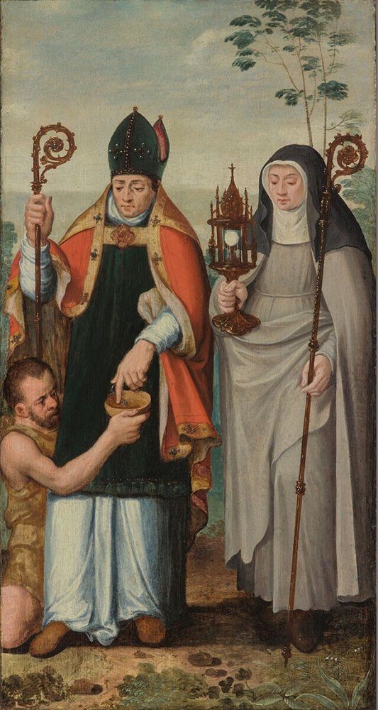 Neerlandés: Santa Clara y San Martín de Tours Santa Clara y San Martín de Tours de anonymous