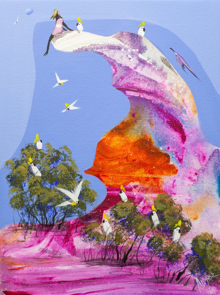 Un colorido dormidero de cacatúas de Adam Bogusz