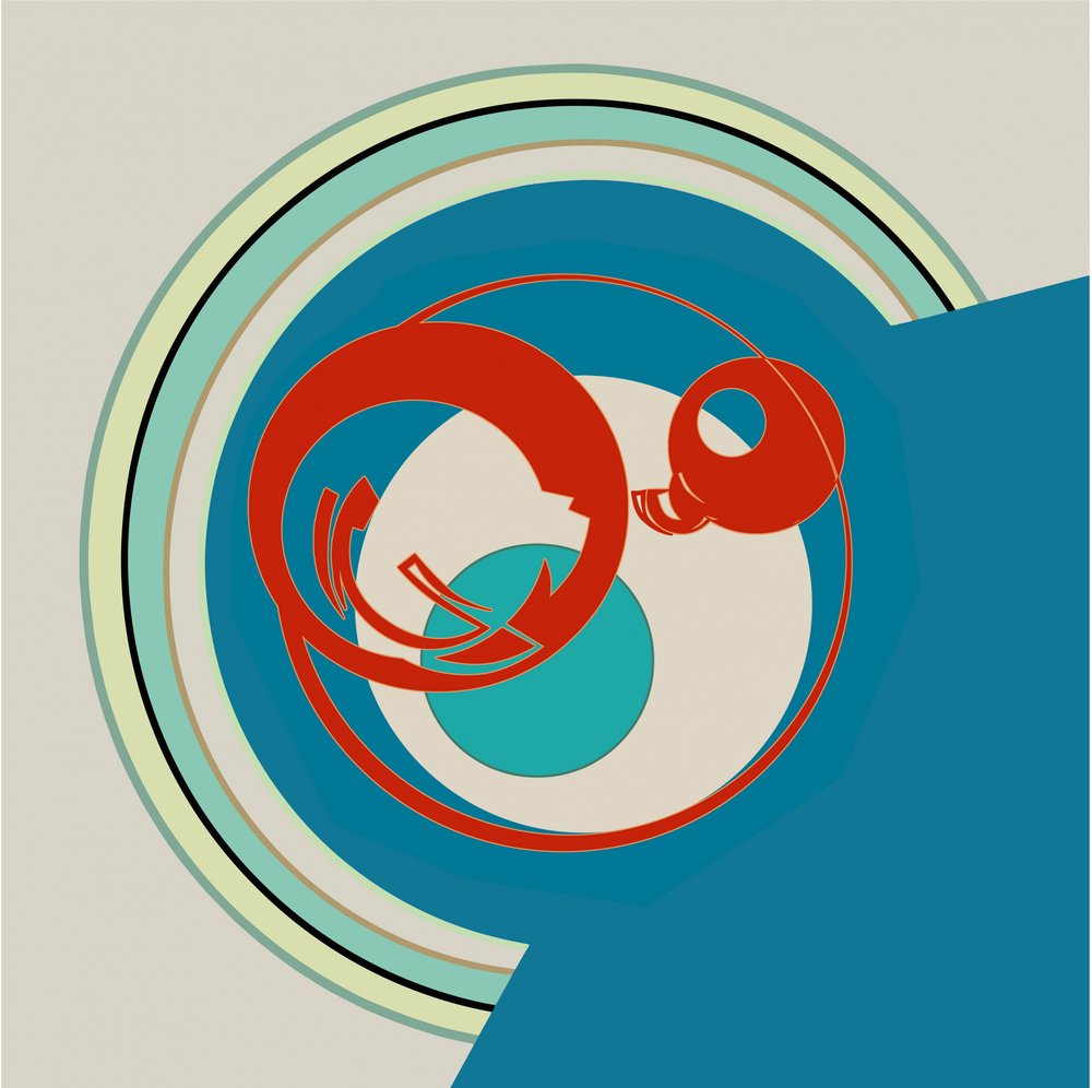 Espirales geométricas modernas de Alejandra Winkhaus