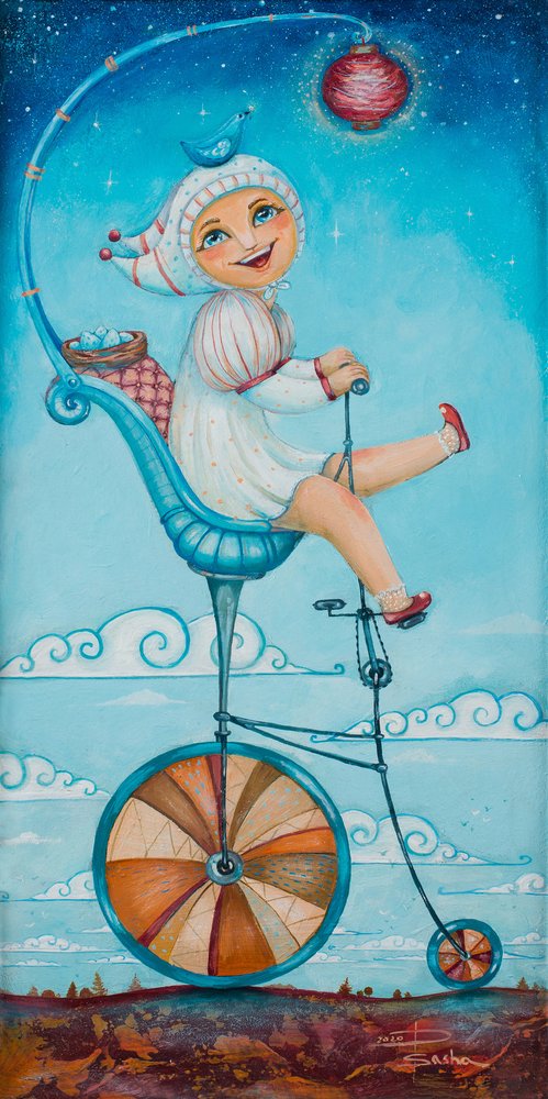 Un divertido paseo infantil por las estrellas de Aleksandra Paranchenko