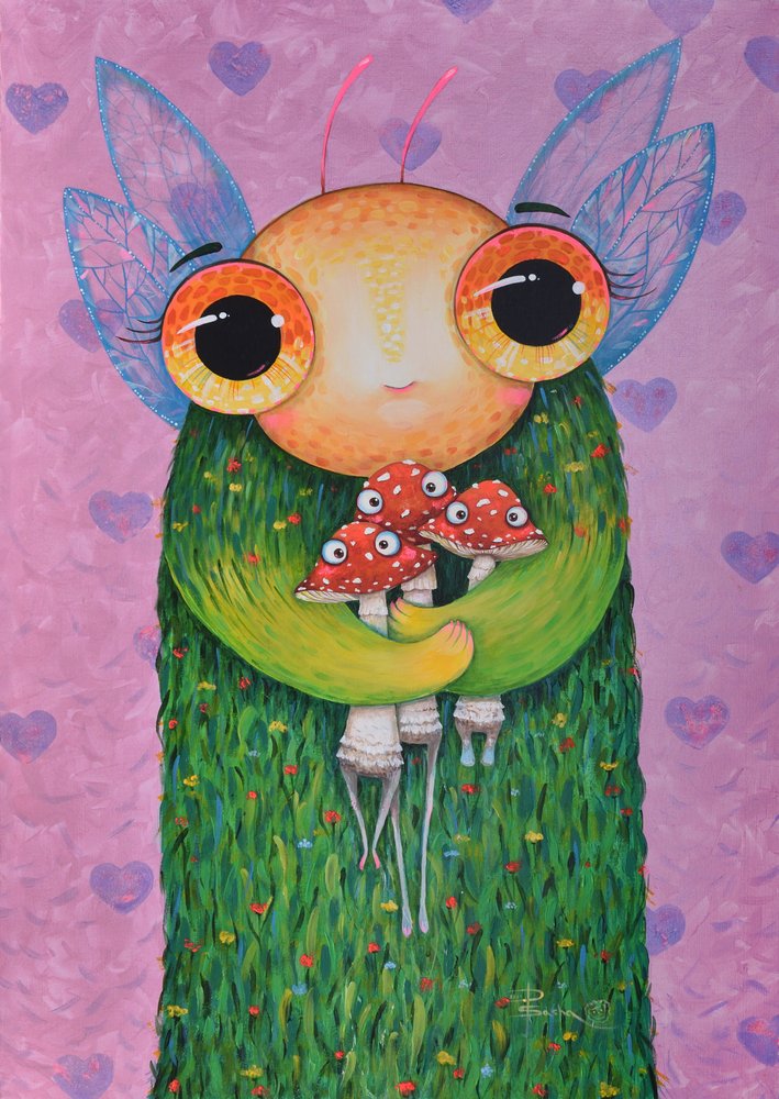 Un amigo seta muy original de Aleksandra Paranchenko