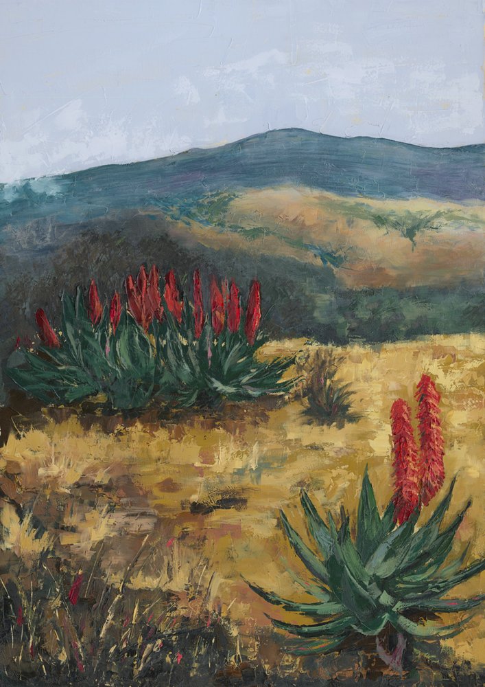 Red Aloes Desert Hills de Alex Cornell