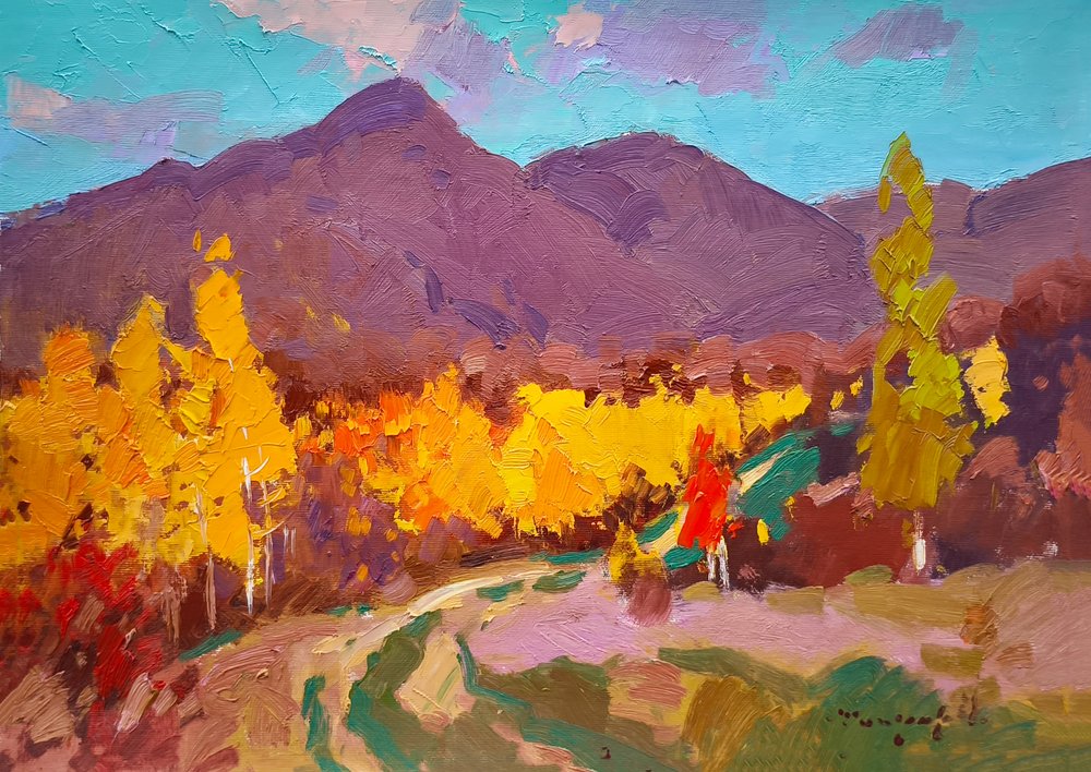 Sendero de montaña en otoño de Alexander Shandor