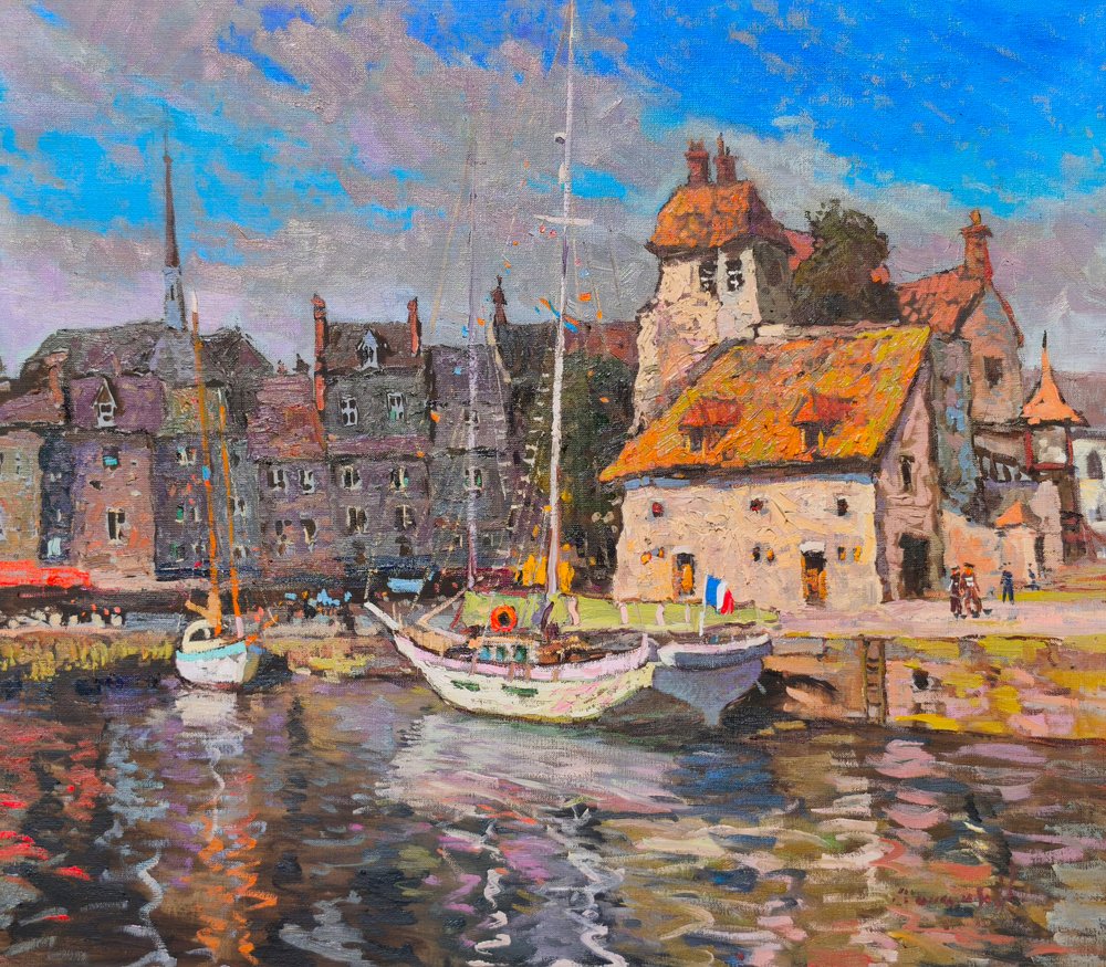 Pintoresco pueblo portuario de Alexander Shandor