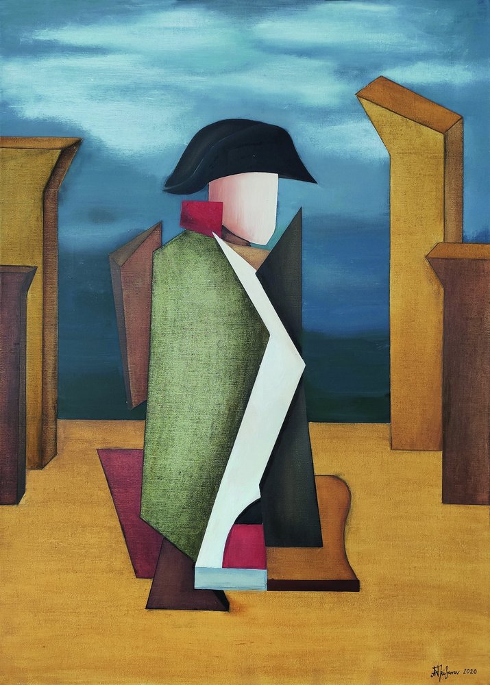 Figura militar abstracta de Alexander Trifonov