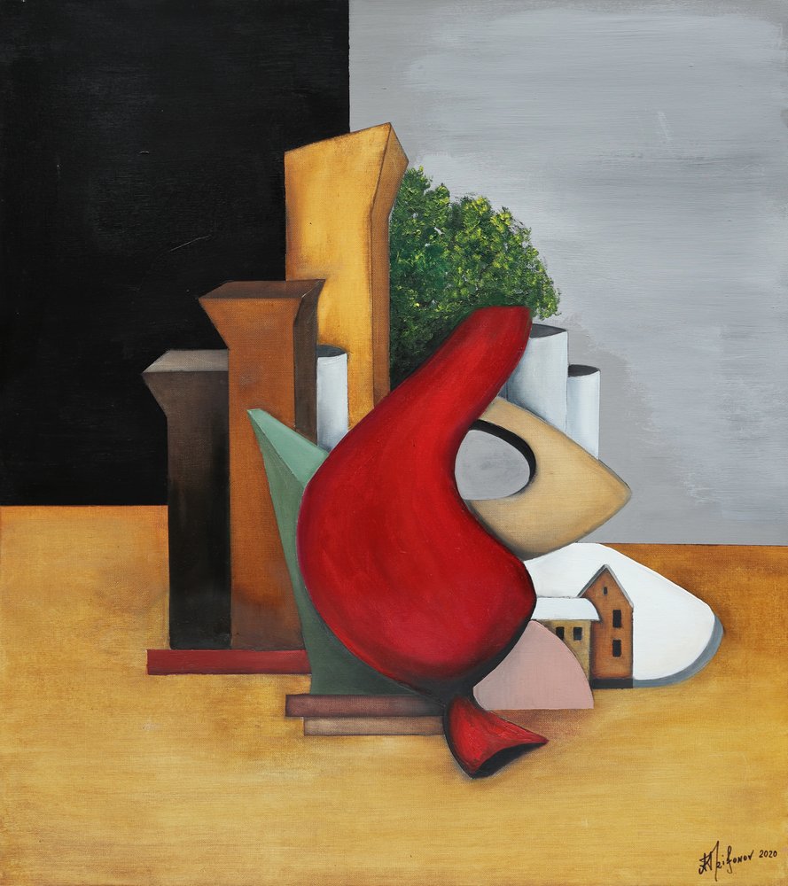 Ciudad geométrica roja de Alexander Trifonov