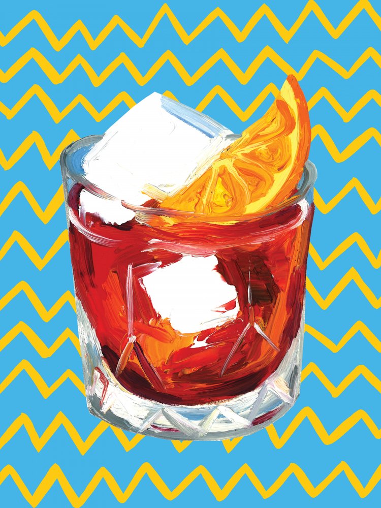 Negroni Azul de Alice Straker