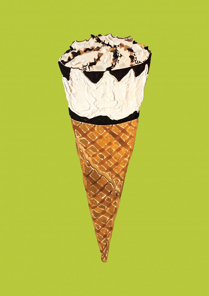 Un refrescante cucurucho de helado de Alice Straker