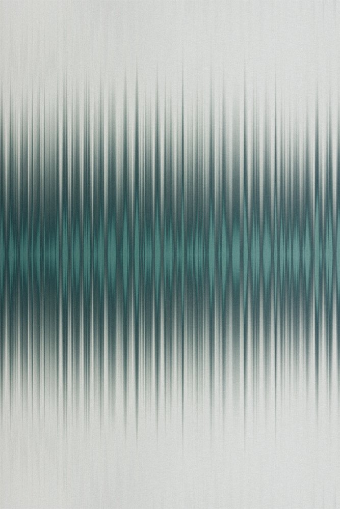 Olas abstractas en color verde azulado de Alma