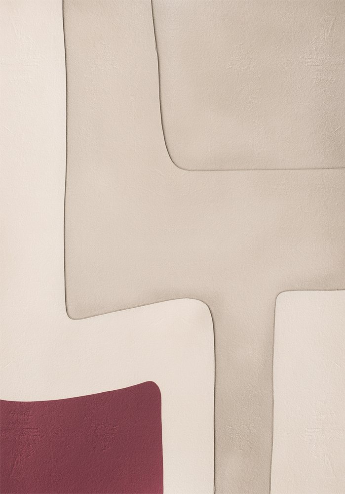 Formas abstractas con toques terrosos de Alma