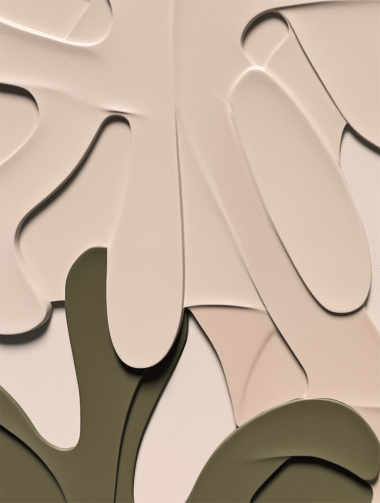 Formas orgánicas en capas de Alma