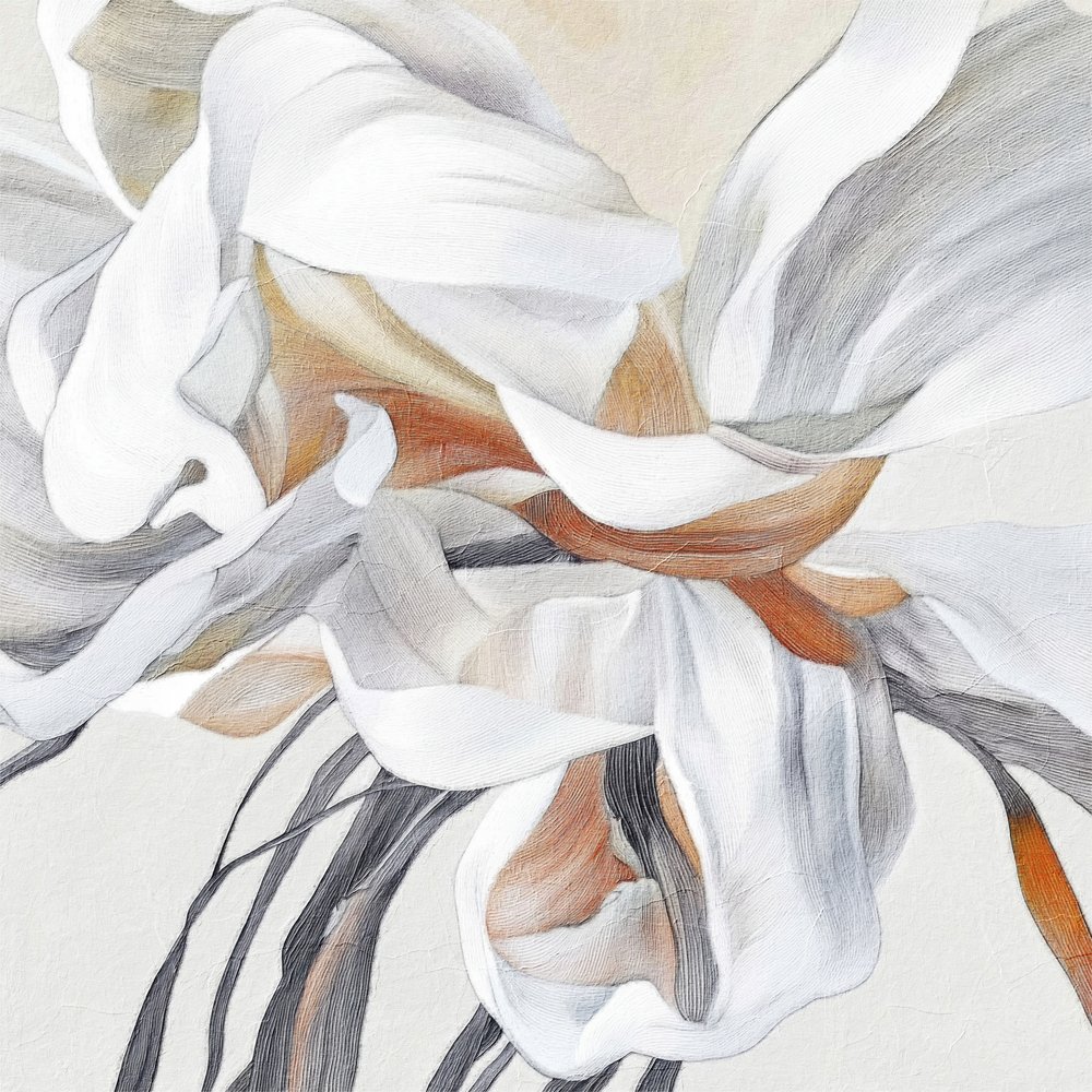 Abstracto floral suave de Alma