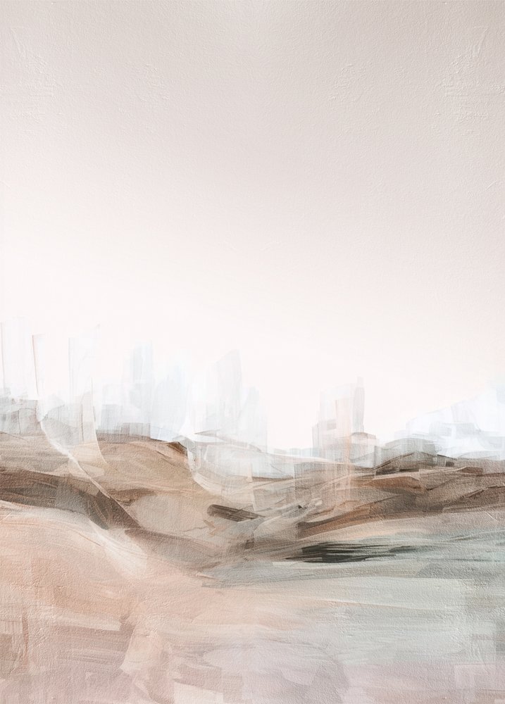 Paisaje suave y neutro de Alma