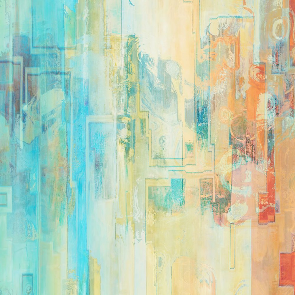 Flujo de colores abstracto de Alpenglow Workshop