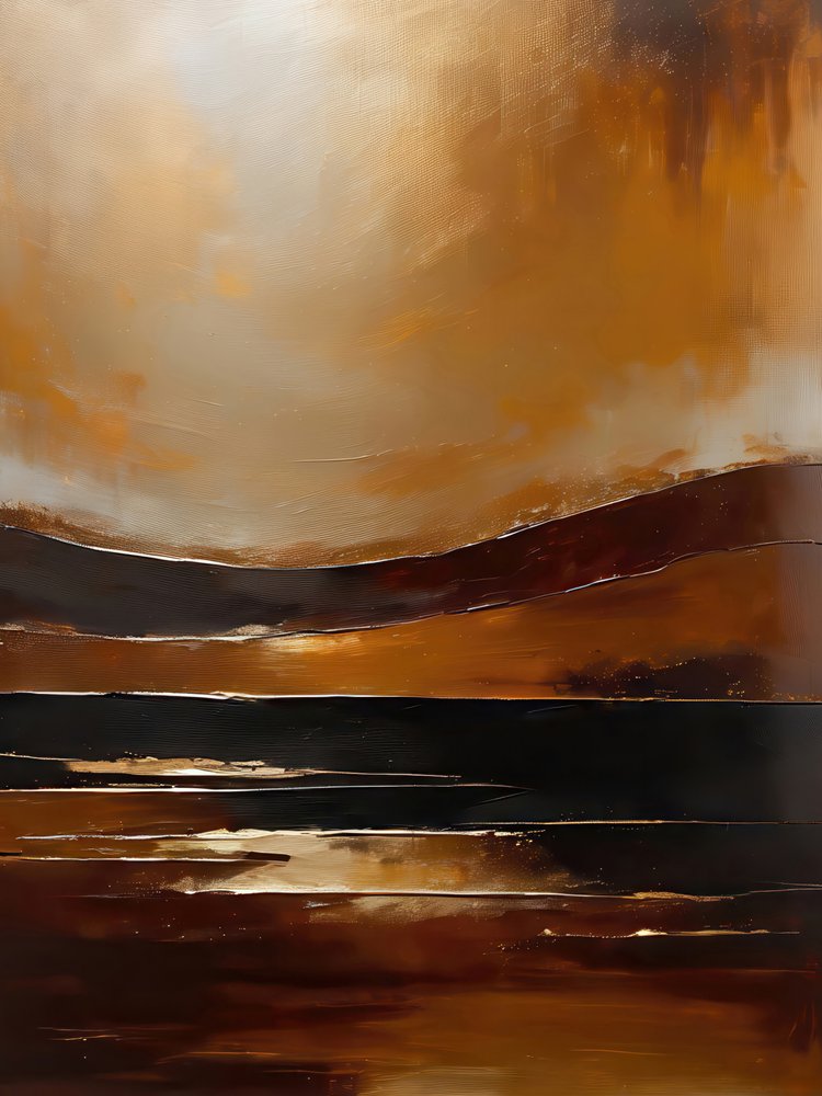 Paisaje abstracto al atardecer de Alpenglow Workshop
