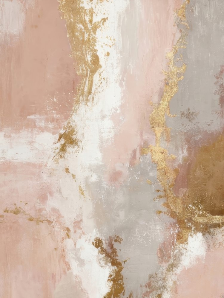 Abstracción en oro rosado de Alpenglow Workshop