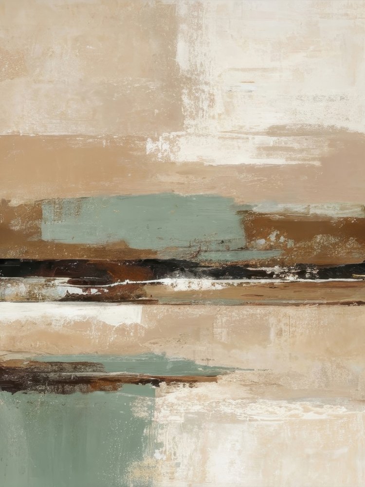 Horizonte abstracto y terroso de Alpenglow Workshop