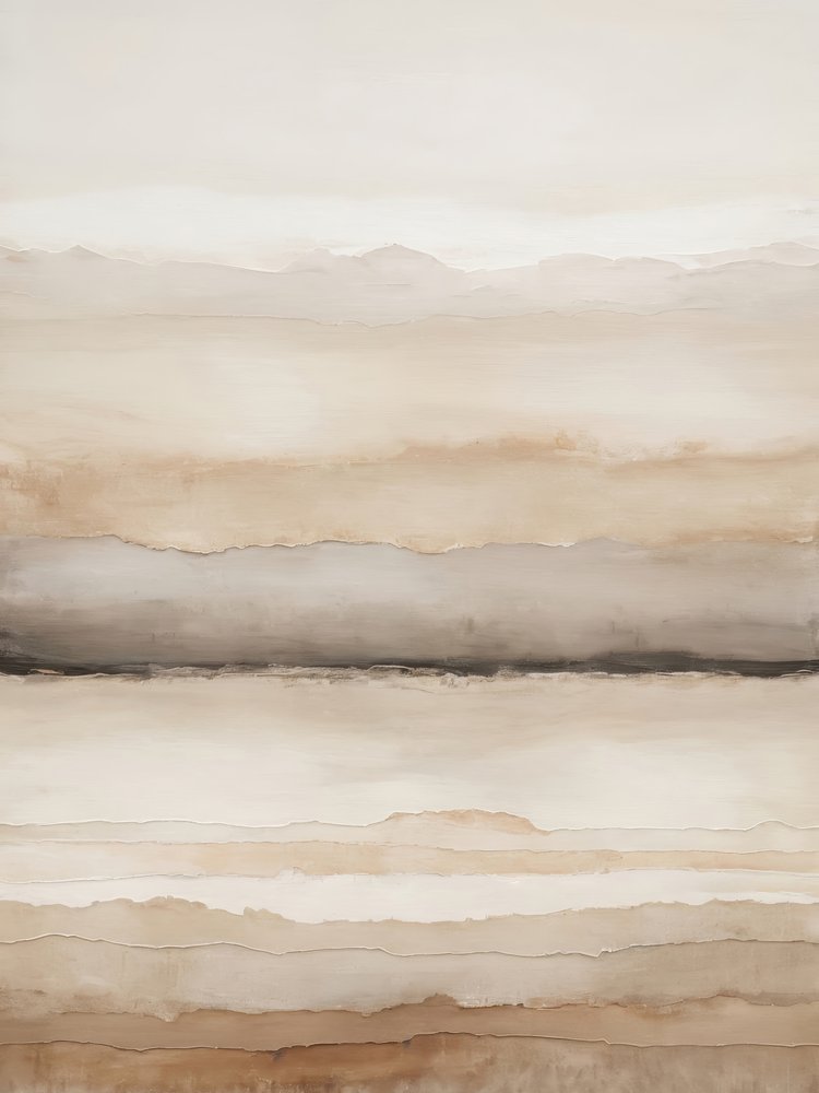 Abstracto en tonos tierra con capas de Alpenglow Workshop