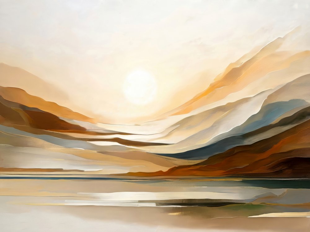 Paisaje del Horizonte Dorado de Alpenglow Workshop
