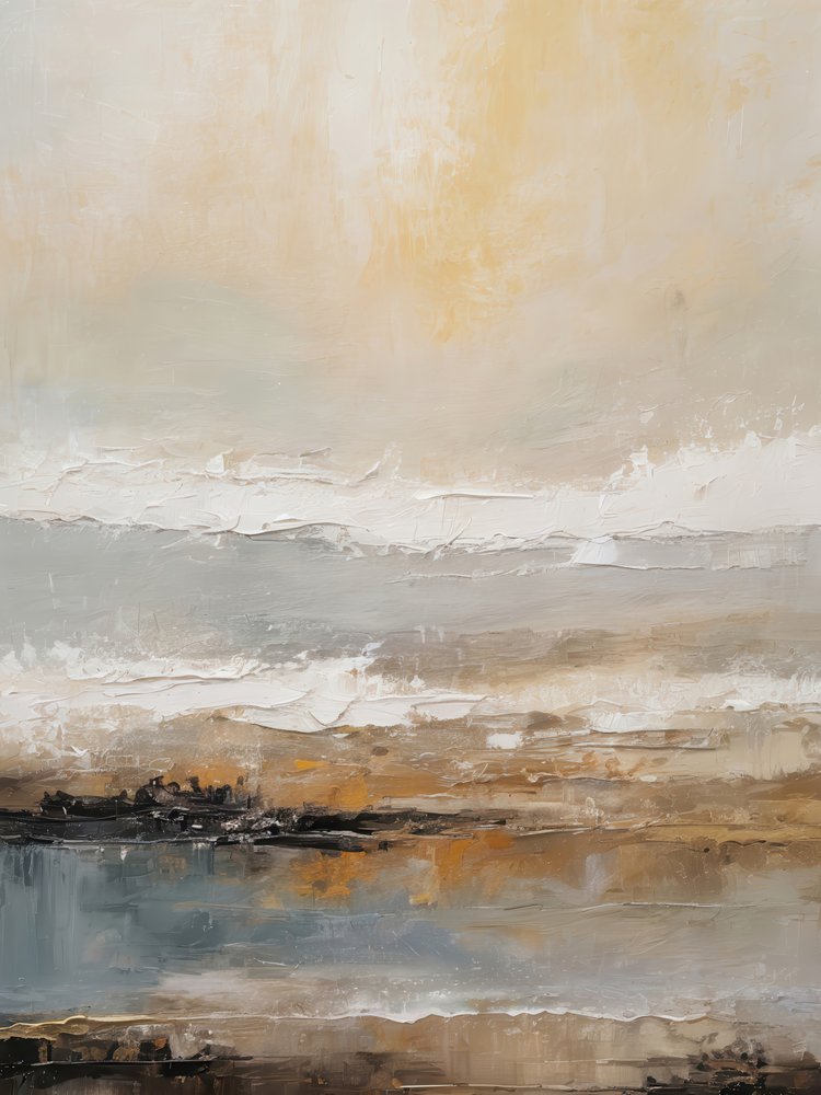 Horizonte abstracto y sereno de Alpenglow Workshop