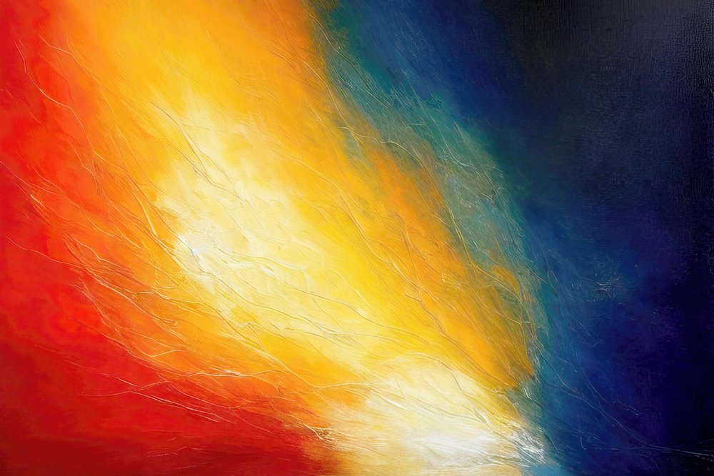 Explosión de colores abstractos y vibrantes de Alpenglow Workshop