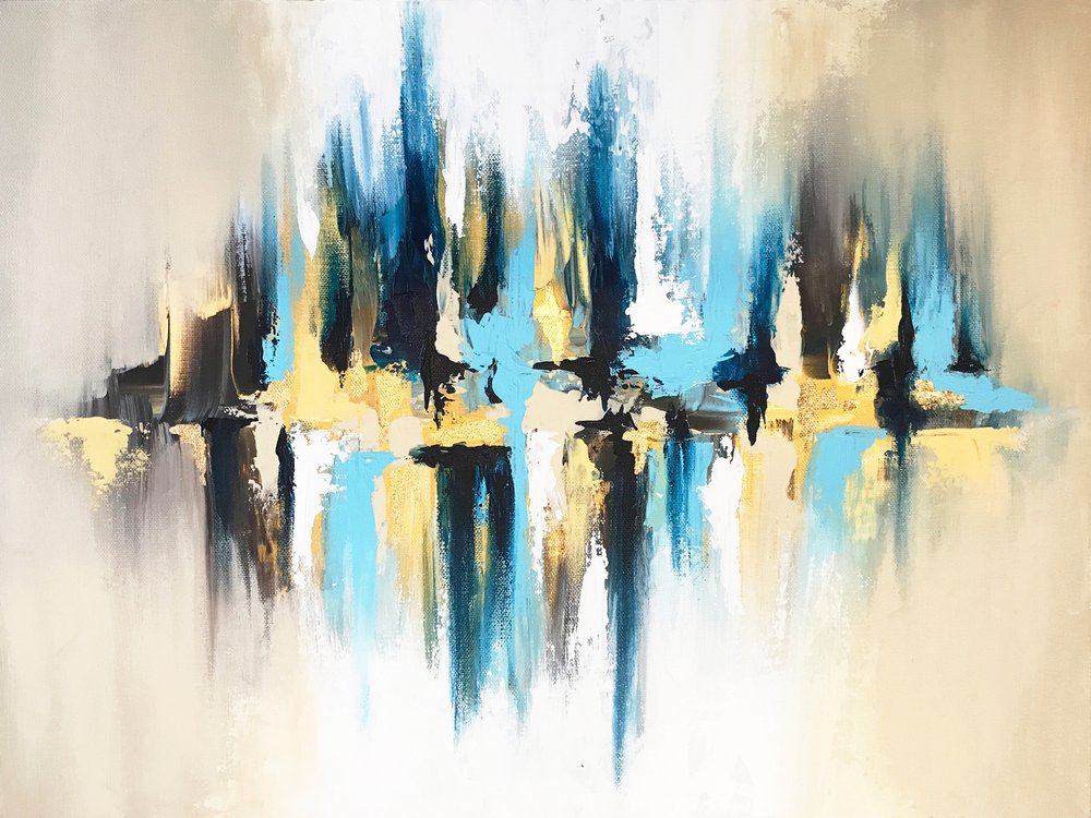 Resumen: Reflejo azul y dorado de Alyson Storms