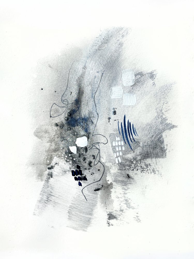 Flujo monocromático abstracto de Alyson Storms