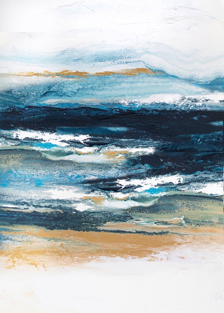 Serenidad costera dorada de Alyson Storms