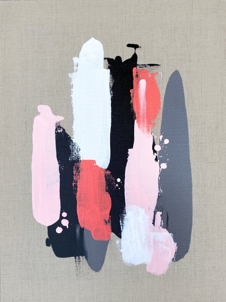 Trazos en rosa coral de Alyson Storms