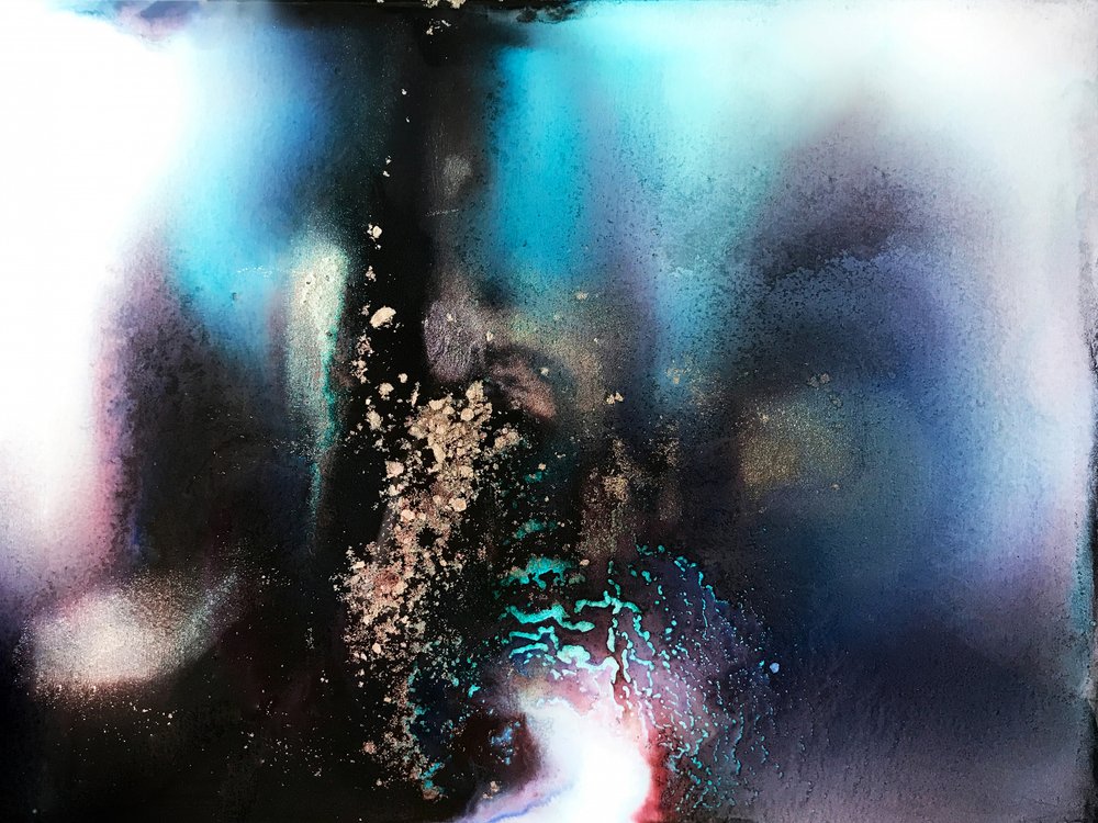 Profundidades azules etéreas de Alyson Storms