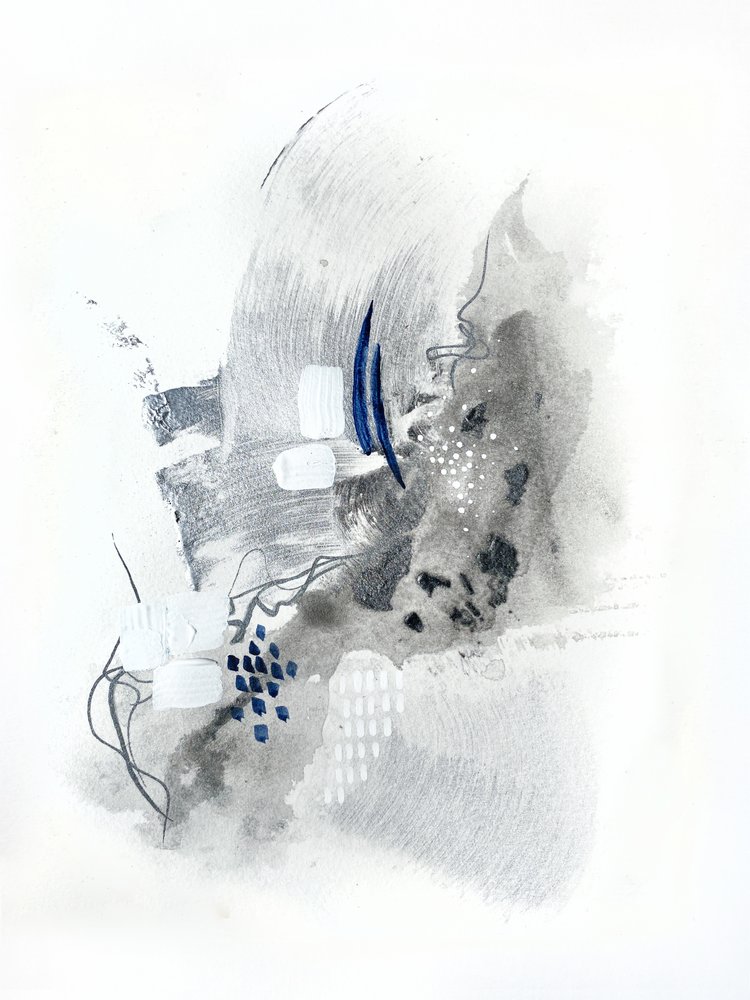 Impresiones monocromáticas en azul de Alyson Storms