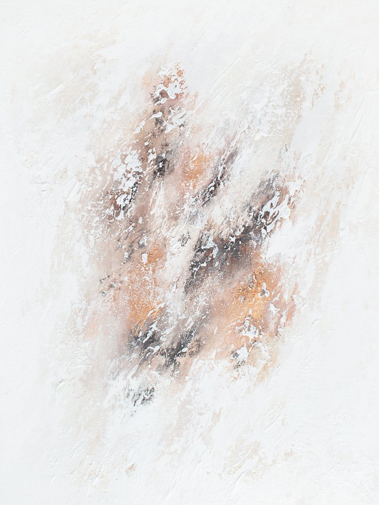 Flujo abstracto dorado con textura de Alyson Storms