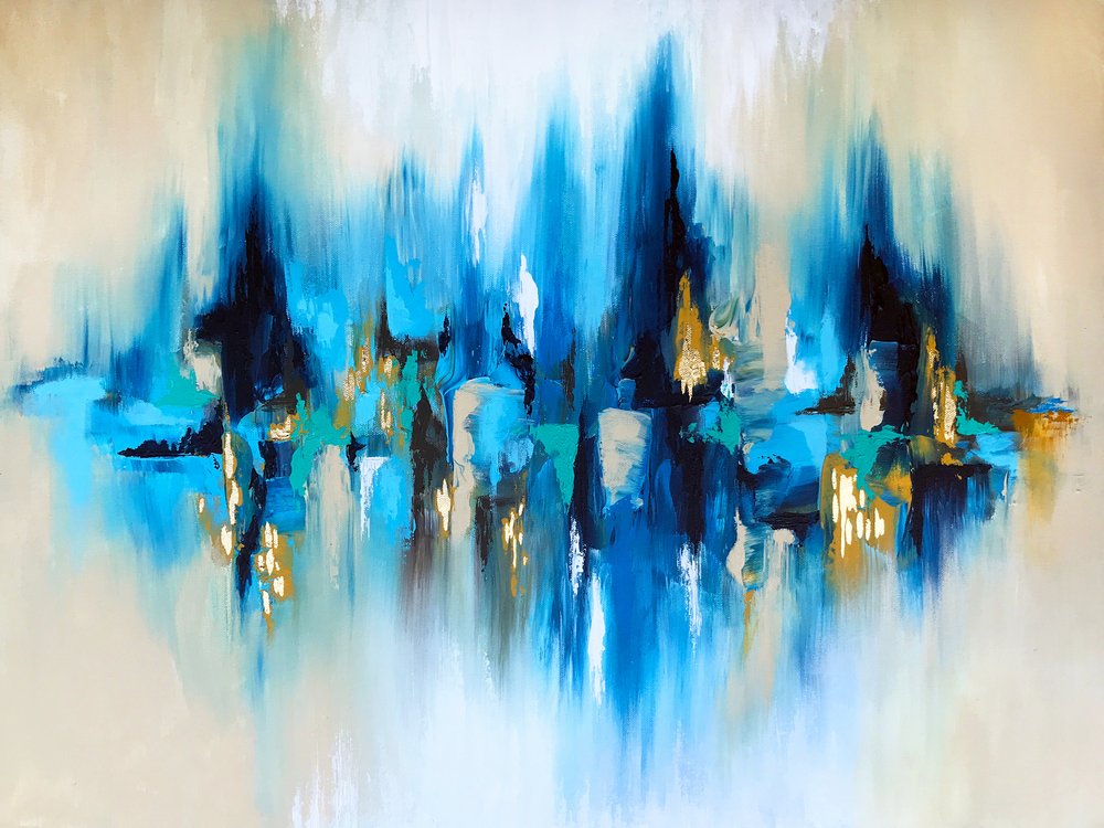 Reflejo azul intenso de Alyson Storms